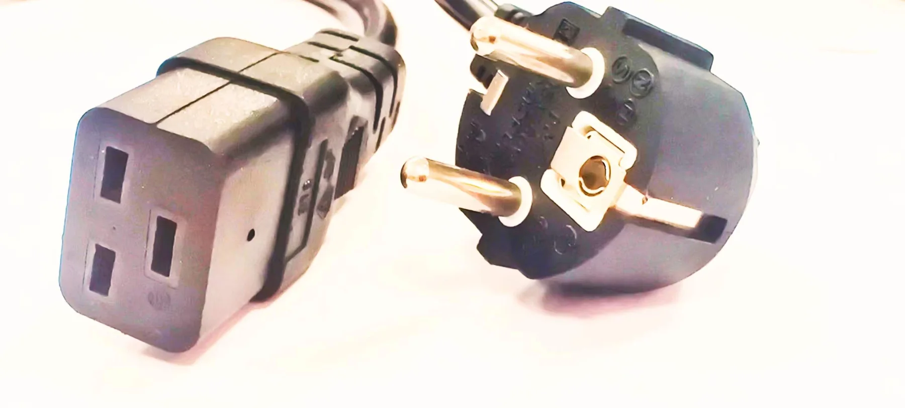 Power cord connectors prepared for equipment integration review